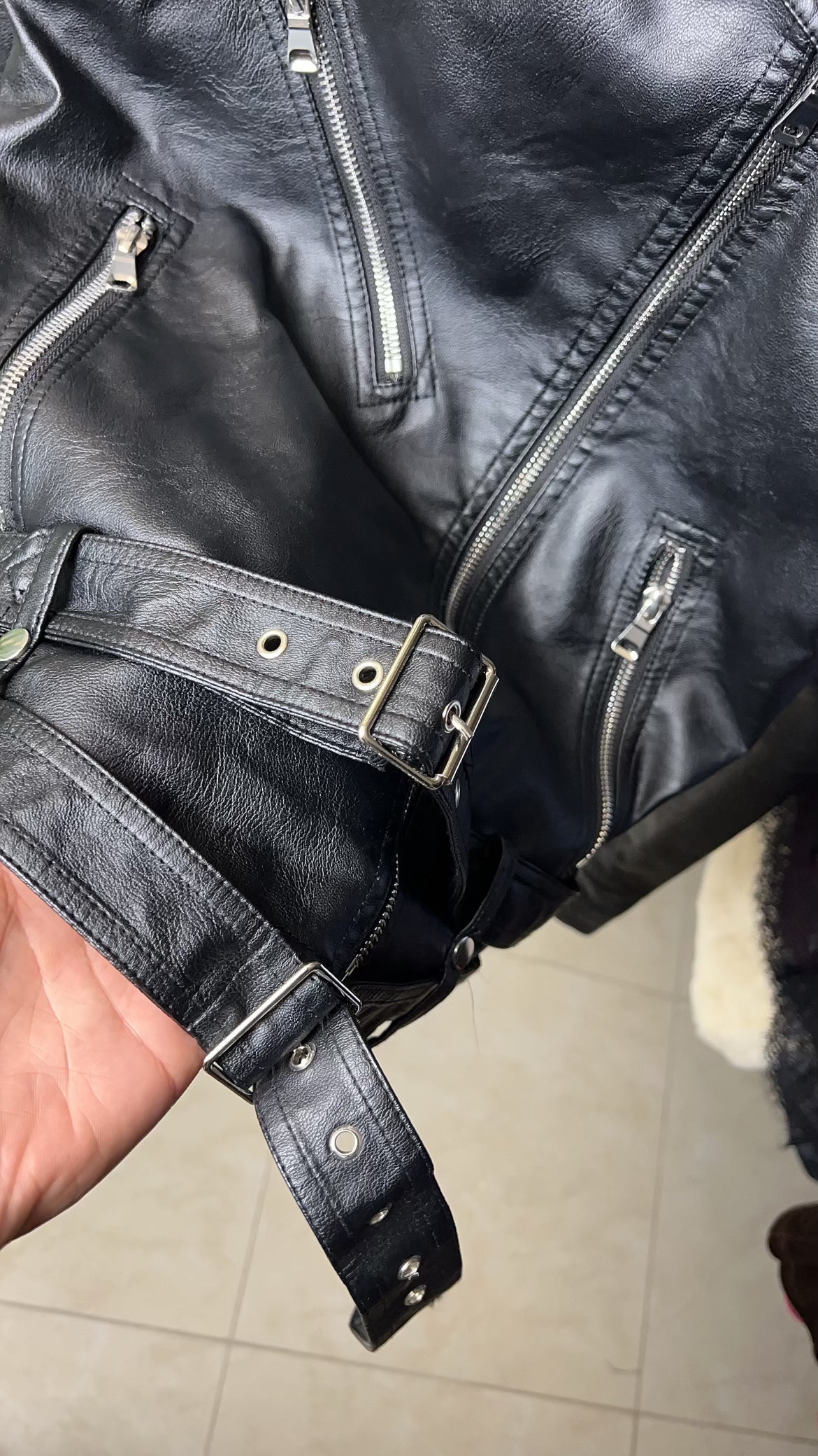 Δερμάτινη Ζακέτα Μοτοσυκλετιστικό Στυλ | C&M