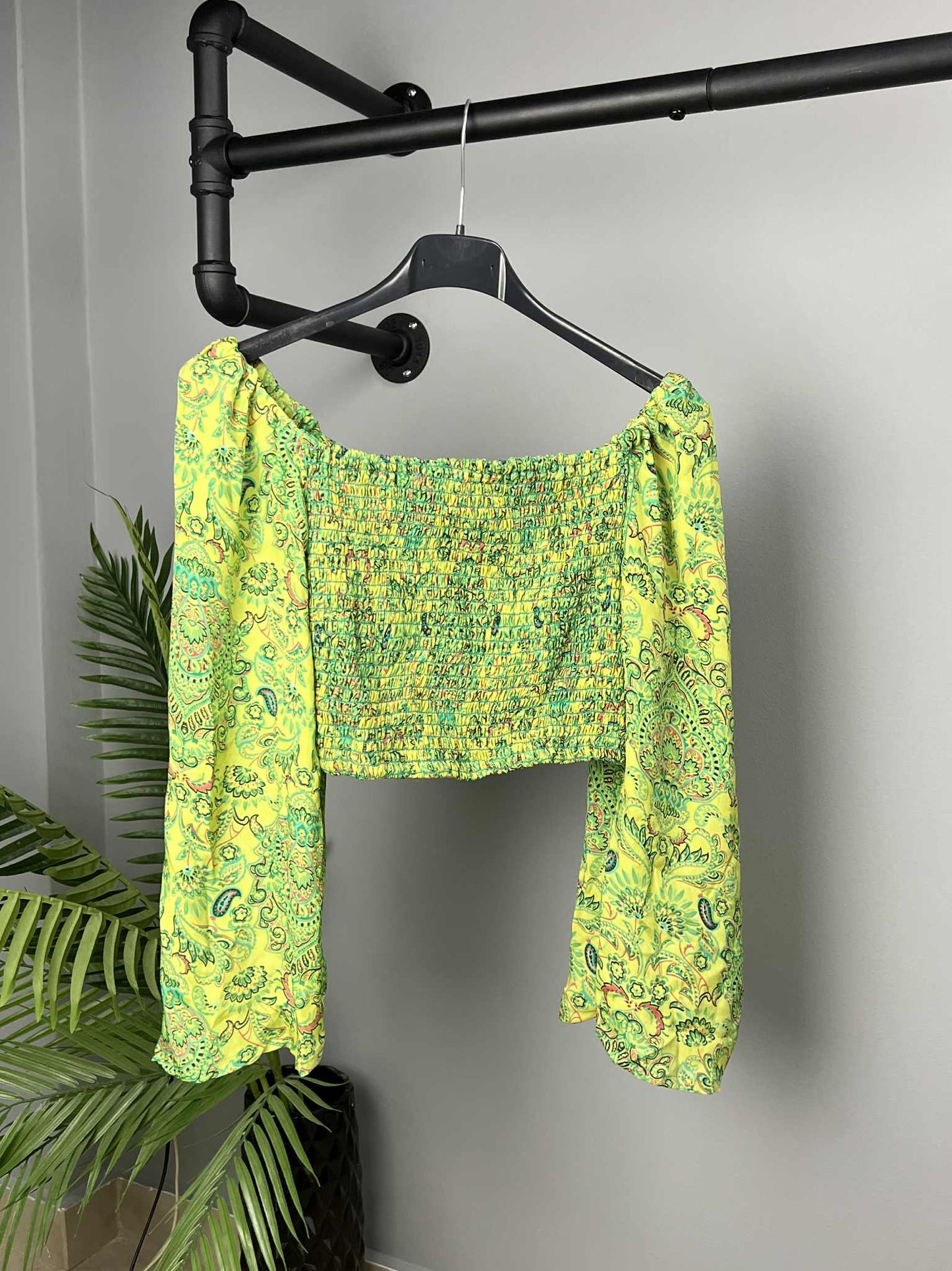 ΤΕΛΕΙΟ ΠΡΑΣΙΝΟ BOHO SET CROP TOP & MAXI ΦΟΥΣΤΑ | C&M