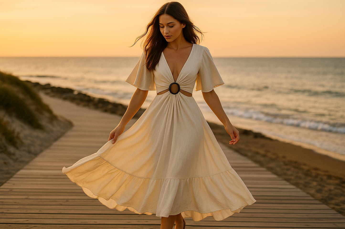 Ξύλινη προβλήτα δίπλα στη θάλασσα