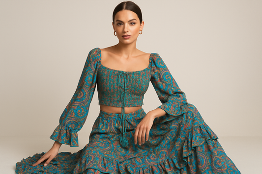 Μοντέλο σε καθιστή στάση