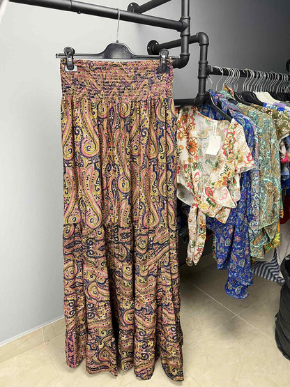 ΦΑΝΤΑΣΤΙΚΟ BOHO SET CROP TOP & MAXI ΦΟΥΣΤΑ | C&M