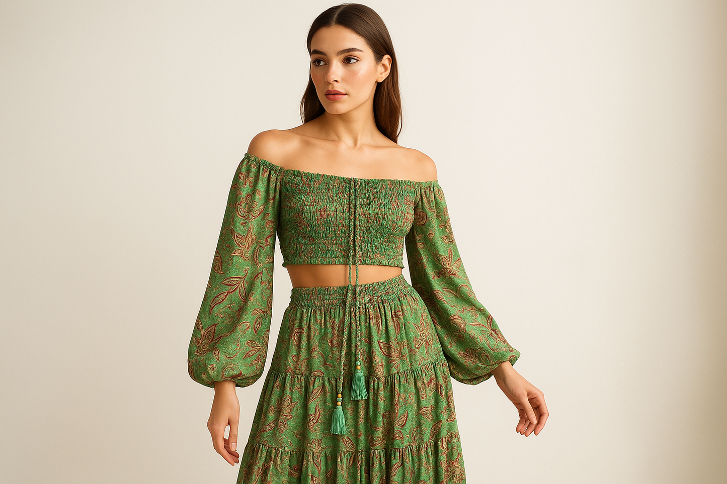 Multicolor Paisley Set Model 1