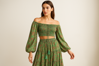 Multicolor Paisley Set Model 1