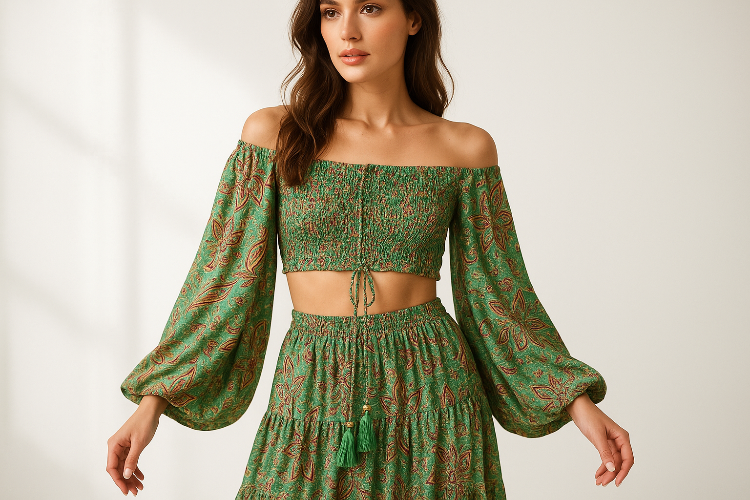 Multicolor Paisley Set Model 1