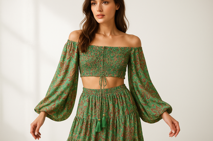 Multicolor Paisley Set Model 1