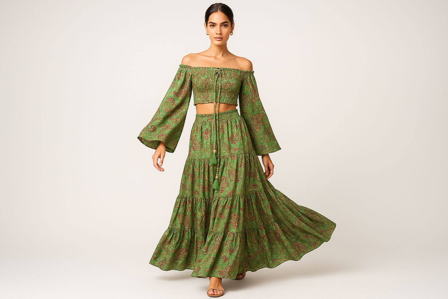 Multicolor Paisley Set Model 2