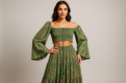 Multicolor Paisley Set Model 4